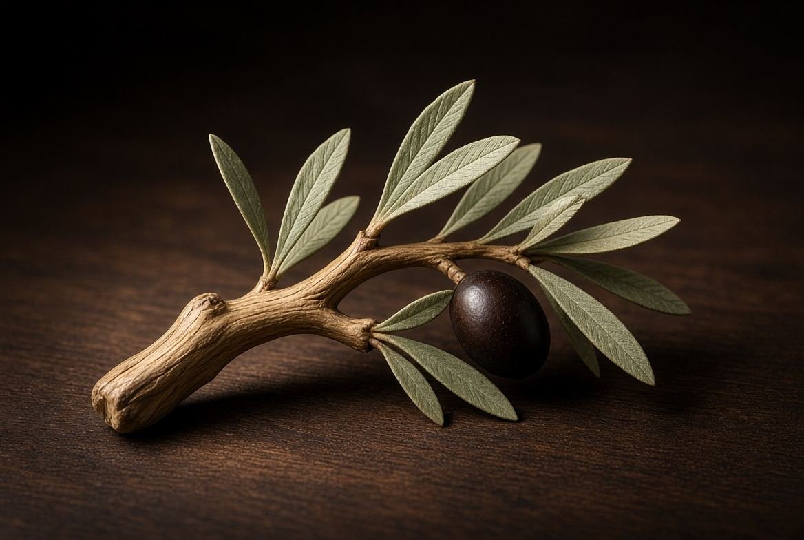 Olive wood branch study by Petrit Mamo Tasho