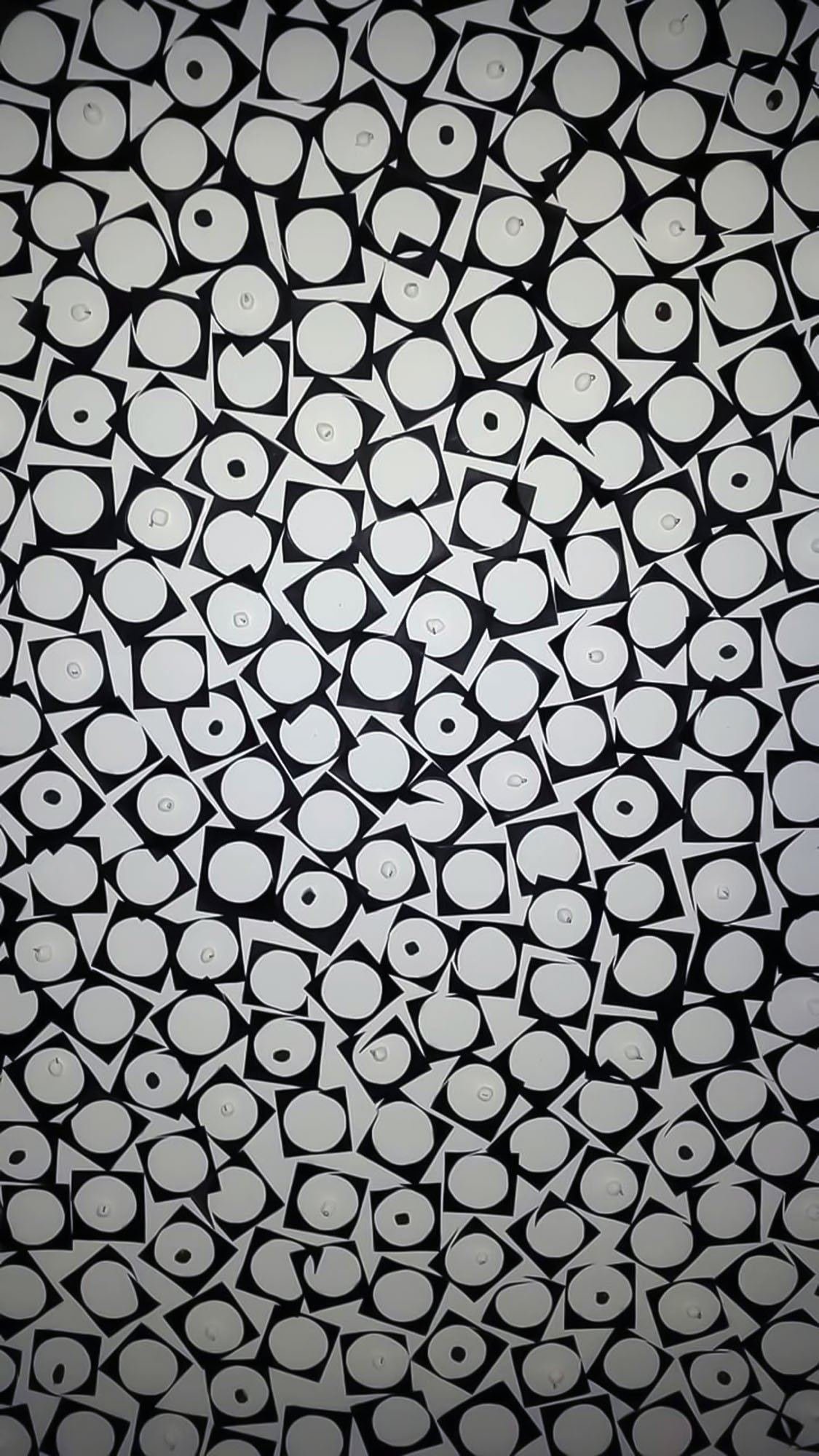 Black and white geometric field